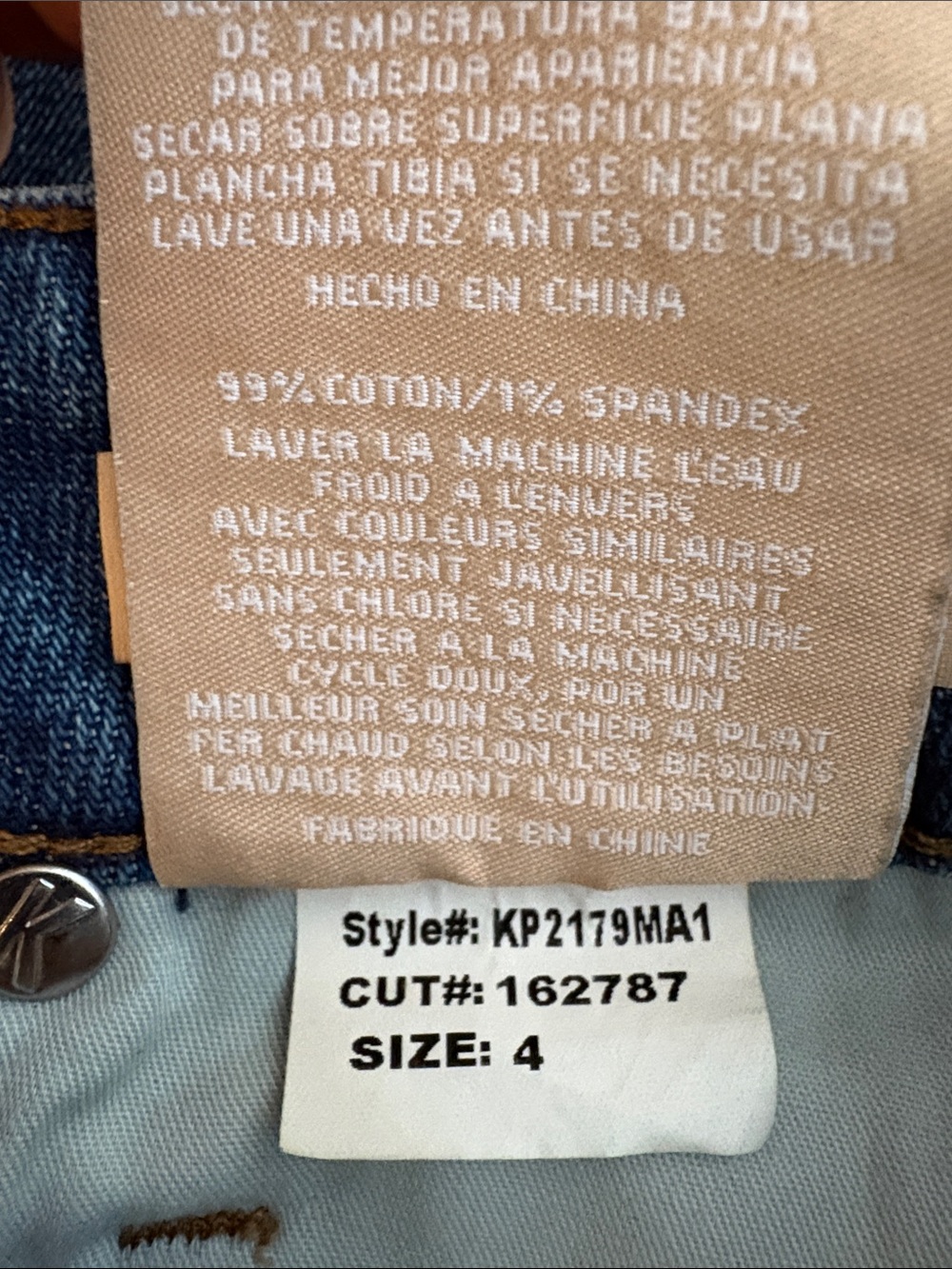 Kut from the Kloth Sienna Wide Leg Jeans Two Tone Size 4 - Picture 9 of 10